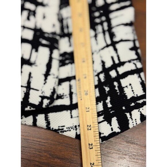 NEW Kasper Womens Size 4 Black White Elegant Party Chic Blazer Jacket 3/4 Sleeve - Picture 10 of 11